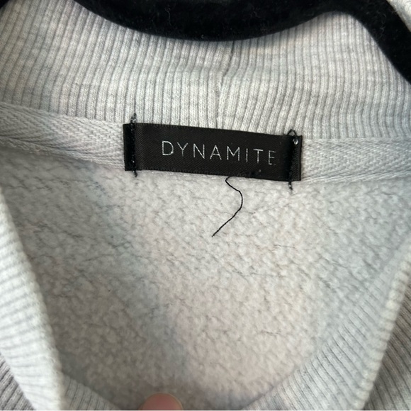 🐧2/$15 Dynamite Grey Mock Neck Sweater - Picture 2 of 3